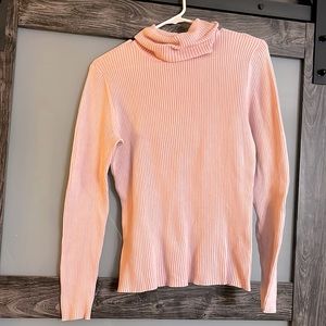 2 St. John’s bay one pink turtle neck and one black turtle neck